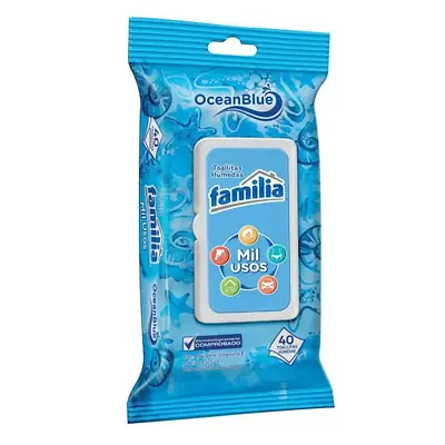 Toallitas húmedas familia mil usos x 40
