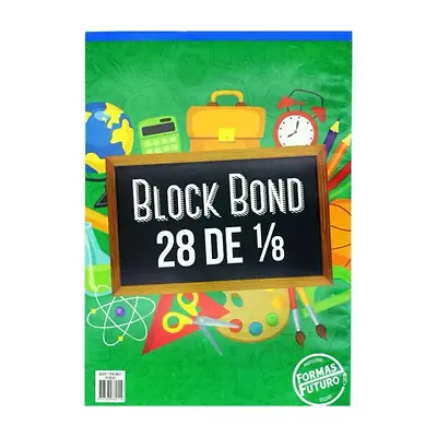 Block bond 28 futuro blanco 1/8