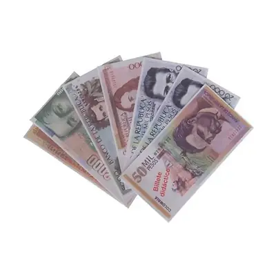 Billete didáctico sin monedas