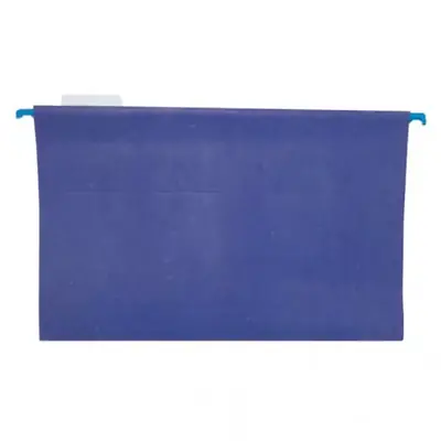 Carpeta colgante cartón azul