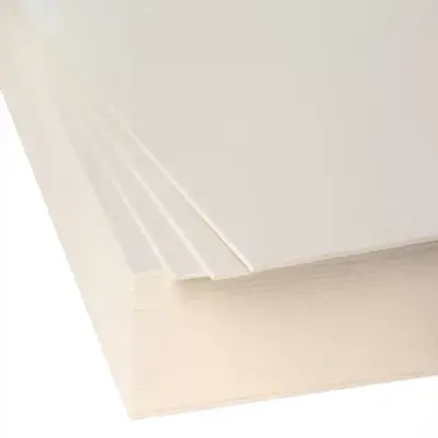 Cartón paja 1/8 crema x 25