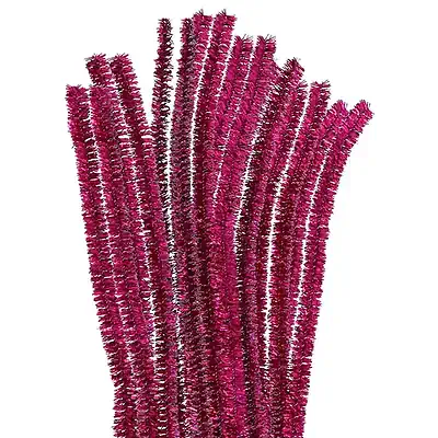 Chelines metalizados fucsia x 100