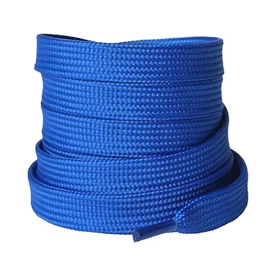 Cordón tenis plano 120cm azul rey