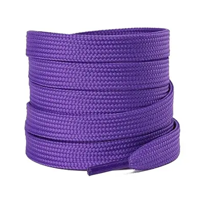 Cordón tenis plano 120cm morado