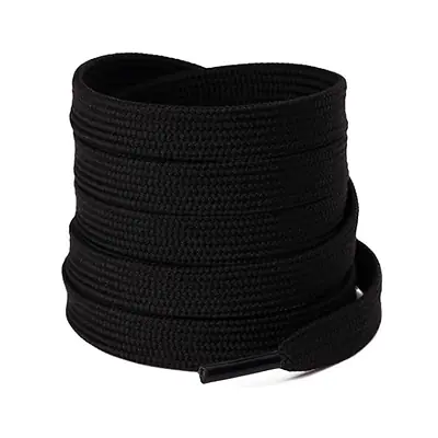 Cordón tenis plano 120cm negro