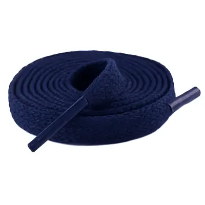 Cordón tenis plano 60cm azul oscuro