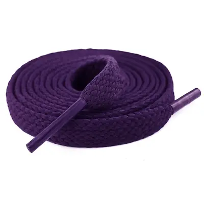 Cordón tenis plano 60cm morado