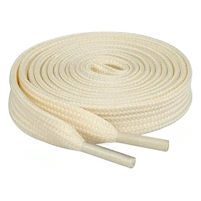 Cordón tenis plano 90cm beige