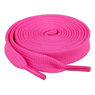 Cordón tenis plano 90cm fucsia