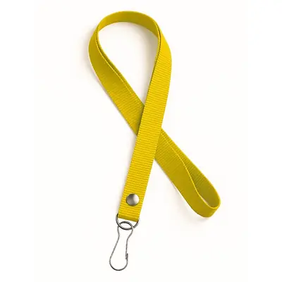 Cordón reata porta carnet amarillo