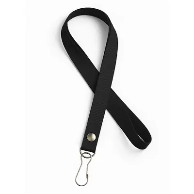 Cordón reata porta carnet negro