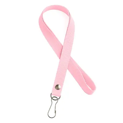 Cordón reata porta carnet rosado