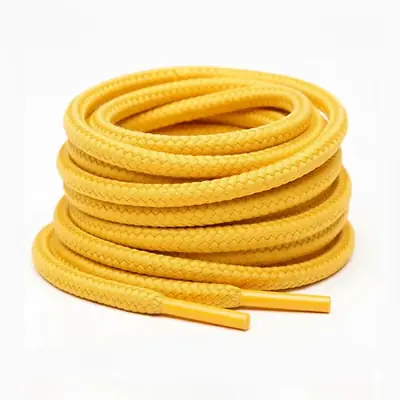 Cordón tenis redondo 120cm amarillo oro