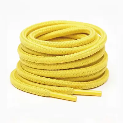 Cordón tenis redondo 120cm amarillo