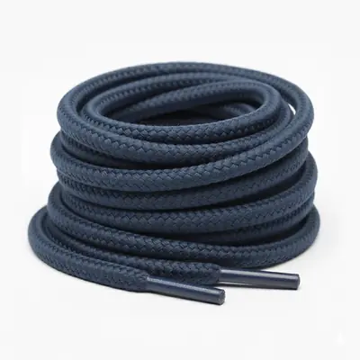 Cordón tenis redondo 120cm azul oscuro