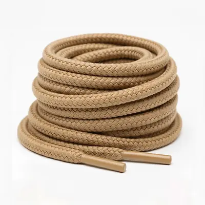 Cordón tenis redondo 120cm beige