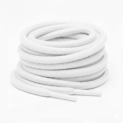 Cordón tenis redondo 120cm blanco