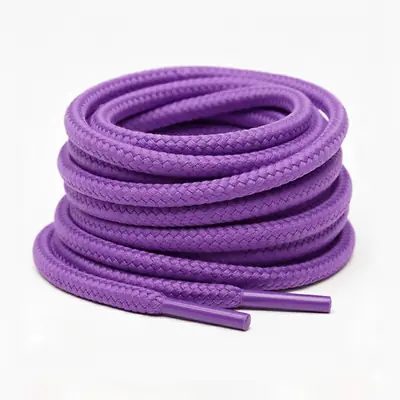 Cordón tenis redondo 120cm morado