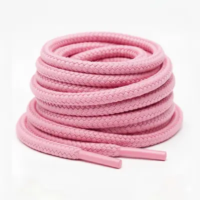 Cordón tenis redondo 120cm rosado