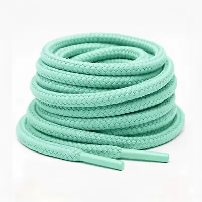 Cordón tenis redondo 120cm verde menta