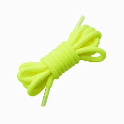 Cordón tenis redondo 40cm amarillo néon