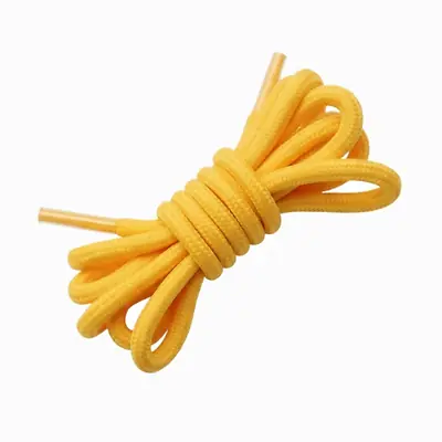 Cordón tenis redondo 40cm amarillo oro