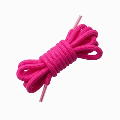 Cordón tenis redondo 40cm fucsia
