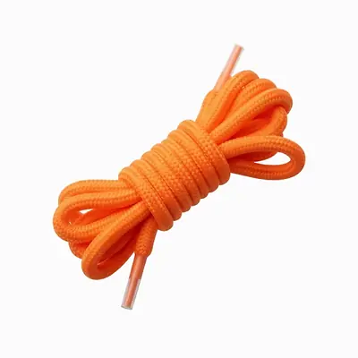 Cordón tenis redondo 40cm naranja