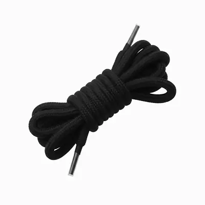 Cordón tenis redondo 40cm negro