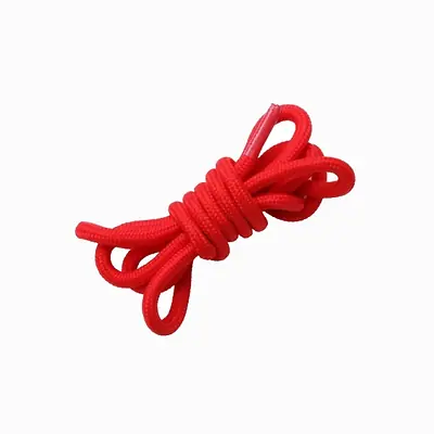 Cordón tenis redondo 40cm rojo
