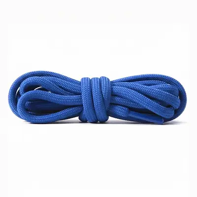 Cordón tenis redondo 60cm azul rey