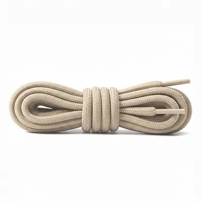 Cordón tenis redondo 60cm beige