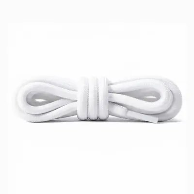 Cordón tenis redondo 60cm blanco