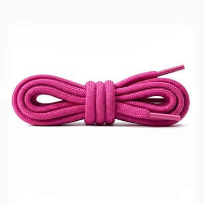 Cordón tenis redondo 60cm fucsia