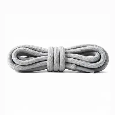 Cordón tenis redondo 60cm gris claro