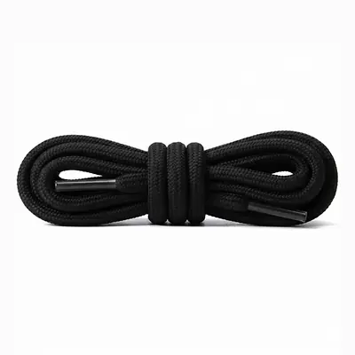Cordón tenis redondo 60cm negro