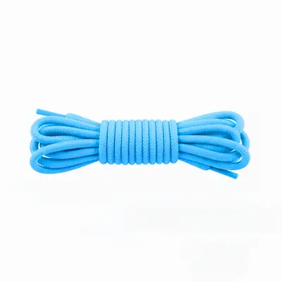 Cordón tenis redondo 90cm azul cielo