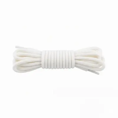 Cordón tenis redondo 90cm blanco