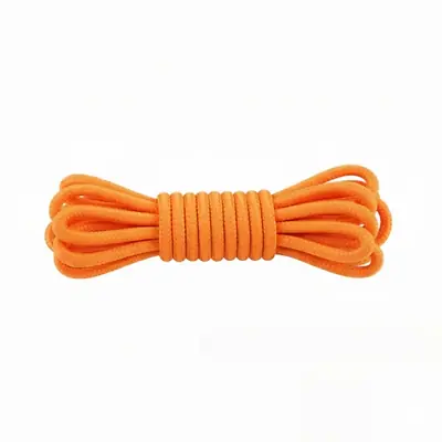 Cordón tenis redondo 90cm naranja
