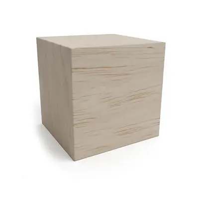 Cubo de balso 50mm