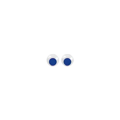 Ojos movibles 10mm azul