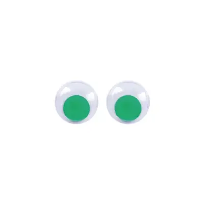 Ojos movibles 18mm verde