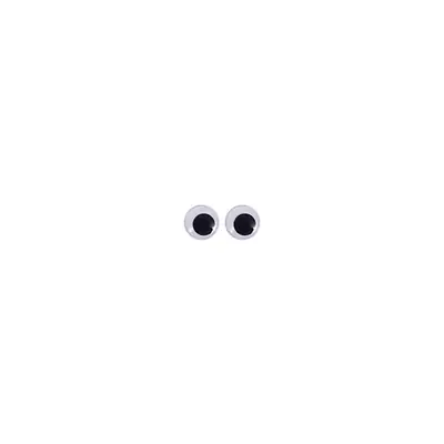 Ojos movibles 8mm negro