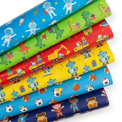 Papel regalo niño pliego x 10