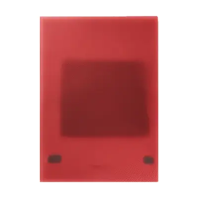 Pasta anillado policover traslucida carta roja x 50