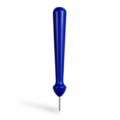 Punzón punta metálica azul