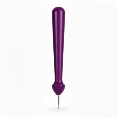 Punzón punta metálica morado