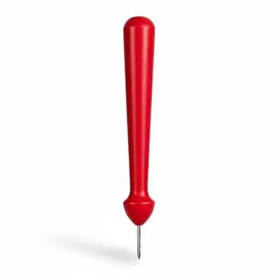 Punzón punta metálica rojo