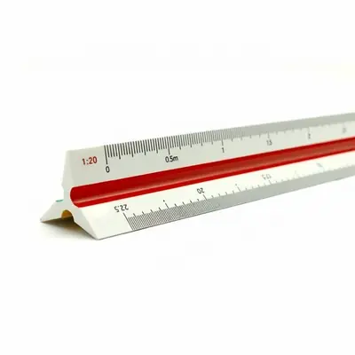 Regla escalímetro plástico 30cm