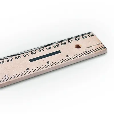 Regla madera 100cm